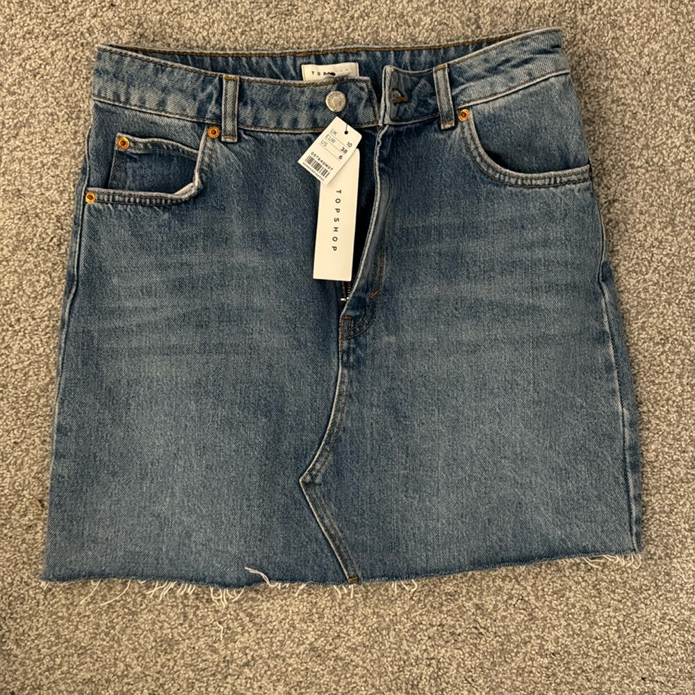 Topshop Jean Skirt